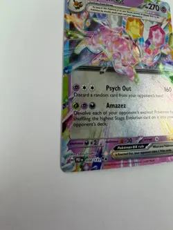 Espeon ex 034/131 Prismatic Evolutions Pokemon Card Tera Full Art Holo - Image 3