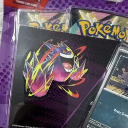 Pokemon Mega Evolution Ascended Heroes Gastly Promo Card & 3 Booster Packs - Image 3