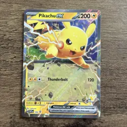 Pikachu EX SVP 106 Black Star Promo Pokemon Card - Image 1