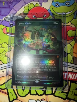 Food Chain TMNT MTG TCG Borderless Foil Promo - Image 1