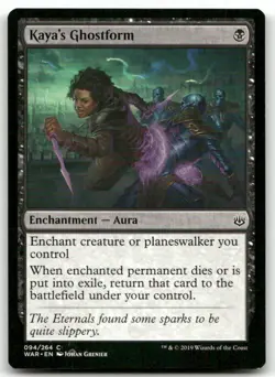 Kaya's Ghostform #94 (NM) War of the Spark WAR Magic MTG - Image 1
