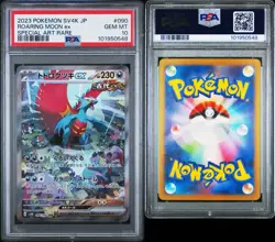 Pokemon Card TCG, PSA 10, Roaring Moon EX, 2023 SV4K JP #090 - Image 1