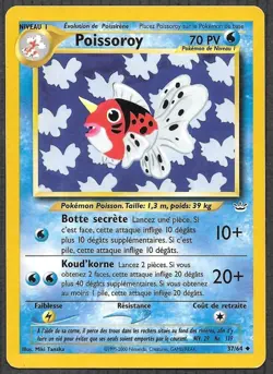 Carte Pokemon Poissoroy 37/64 - Neo Revelation Wizards (fr) - Image 1