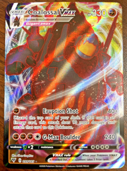 Pokemon TCG - Coalossal VMAX 099/185 Ultra Rare SWSH04: Vivid Voltage - LP - Image 1