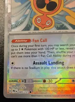 Fan Rotom 085/131 Poke Ball Holo Common Prismatic Evolutions Pokemon TCG - Image 4