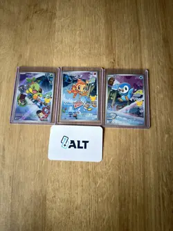 Pokemon TCG First Partner Illustration Collection Series 1 - Sinnoh Gen 4 Set - Image 1