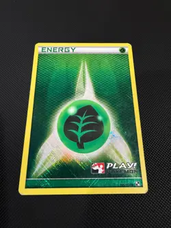 Grass Energy - Play! Pokemon Holo 105/114 Promo Pokemon League Championship NM - Image 1