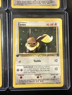 Pokemon WOTC First Edition Lot - Cubone, Eevee, Dratini, Meowth - Image 4