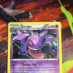 Pokemon TCG Gengar Breakthrough 60/162 Holo Rare Stage 2 130 HP - Image 2