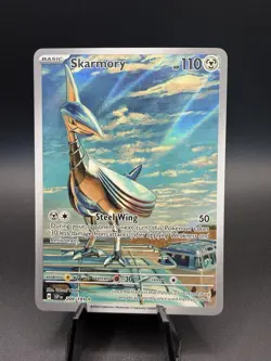 Pokemon TCG: Skarmory 209/191 Illustration Rare Sv08: Surging Sparks - Image 1