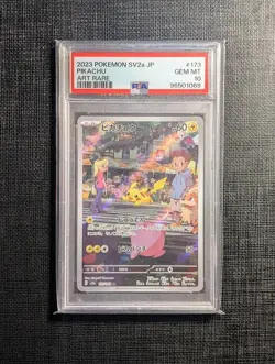 PSA 10 Pikachu 173/165 SV2a 151 Art Rare Japanese Pokemon Card Gem Mint - Image 1