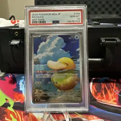 PSA 10 Psyduck AR 199/193 MEGA Dream ex M2a Pokemon Card Japanese 2025 Gem Mint - Image 1