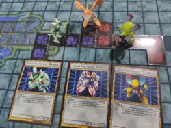 Dungeon Dice Monsters Yugioh Custom Figure & Card lot Magnet Warriors DDM - Image 3