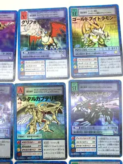 Digimon Card Old Digika Imperial Drummon Omegamon And Other Kira 22 Cards Japan - Image 3