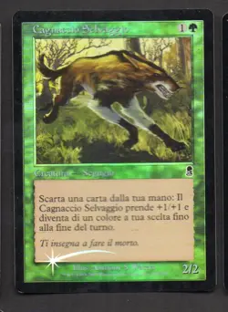 MtG FOIL Wild Mongrel Cagnaccio Selvaggio FOIL (Odyssey) - Image 1