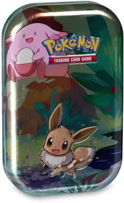 Pokemon Kanto Friends Eevee Mini Tin - Image 1