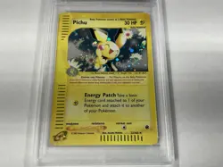 2002 Pokemon Expedition Set Pichu Holo #22/165 PSA 9 - Image 2