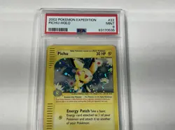 2002 Pokemon Expedition Set Pichu Holo #22/165 PSA 9 - Image 3