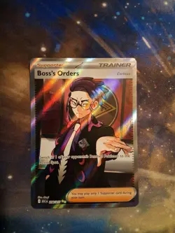 Boss’s Orders 256/217 Ultra Rare Full Art Pokemon TCG Ascended Heroes NM - Image 1