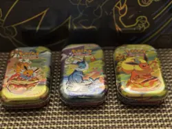 New Pokemon Prismatic Evolutions Mini Tins Sealed Lot of 3 - Image 1