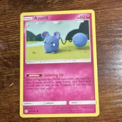 Pokemon TCG Azurill 146/236 Sm-Cosmic Eclipse Common 60 HP Basic Regular Eng - Image 1