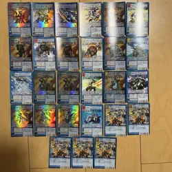 Digimon Card Olds Ancient Greymon And Other Ten Warriors Set Japan - Image 1