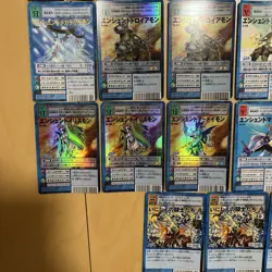 Digimon Card Olds Ancient Greymon And Other Ten Warriors Set Japan - Image 4