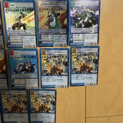Digimon Card Olds Ancient Greymon And Other Ten Warriors Set Japan - Image 5