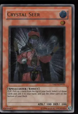 Crystal Seer (UTR) TAEV-EN031 Ultimate Rare TWED ENHANCED YU-GI-OH - Image 1