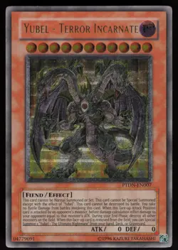 Yubel - Terror Incarnate (UTR) PTDN-EN007 Ultimate Rare TWED ENHANCED YU-GI-OH - Image 1