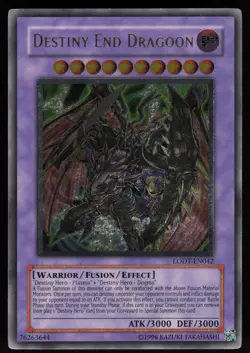 Destiny End Dragoon (UTR) LODT-EN042 Ultimate Rare TWED ENHANCED YU-GI-OH - Image 1