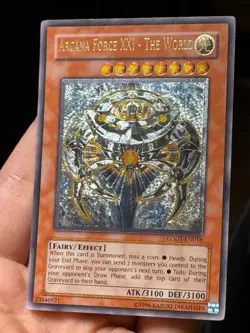 Arcana Force XXI - The World LODT-EN016 Ultimate Rare TWED ENHANCED YU-GI-OH - Image 4