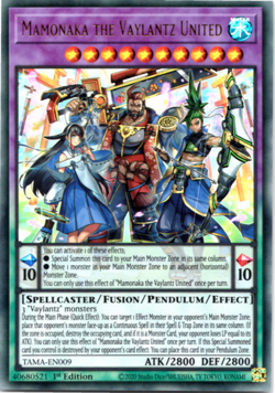 Mamonaka the Vaylantz United - TAMA-EN009 - Ultra Rare - 1st Edition Yugioh - Image 1