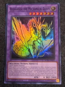 Heosvarog the Mechanical Dawn - ROTA-EN035 - Super Rare - 1st Edition NM Yugioh - Image 1