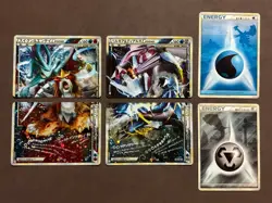 Palkia & Dialga Suicune & Entei Legend Holo 065 066/080 Japanese Pokemon Card LP - Image 3