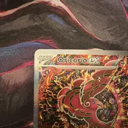 Pokemon Oricorio EX 024 Me: Mega Evolution Promo Basic Flame Promo Holo Card - Image 3