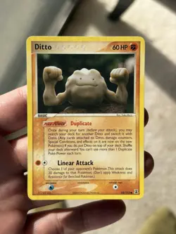 Pokemon Ditto (Geodude) 62/113 EX Delta Species Regular 60HP 2005 Card - Image 1
