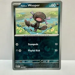 Paldean Wooper 129/193 Paldea Evolved Reverse Holo Pokemon Card TCG - Image 1