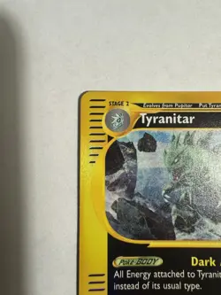 Pokemon TCG Tyranitar Expedition Base Set Reverse Holo Card 29/165 LP - Image 3