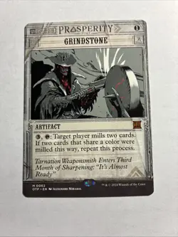 Grindstone - Outlaws of Thunder Junction MTG Plus Bonus Rare!!! - Image 1