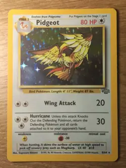 Pidgeot 8/64 Jungle - Pokemon Holo Rare PSA 6-8U NM-Mint - Image 1