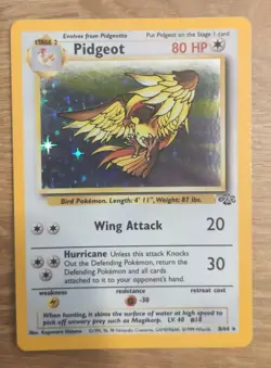 Pidgeot 8/64 Jungle - Pokemon Holo Rare PSA 6-8U NM-Mint - Image 2