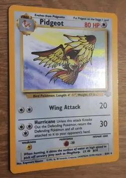 Pidgeot 8/64 Jungle - Pokemon Holo Rare PSA 6-8U NM-Mint - Image 4