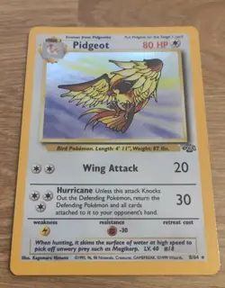 Pidgeot 8/64 Jungle - Pokemon Holo Rare PSA 6-8U NM-Mint - Image 5
