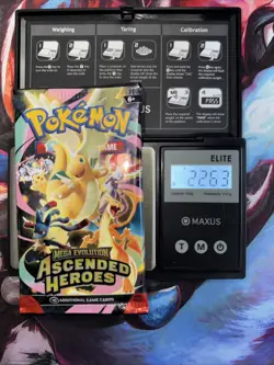 EXTREMELY HEAVY! 22.63g GOD PACKUUU Ascended Heroes Pokemon TCG Booster (SEALED) - Image 1