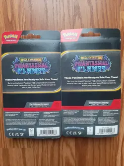 Pokemon Mega Evolutions Phantasmal Flames Coin Pack Greedent & Magcargo Promos - Image 2