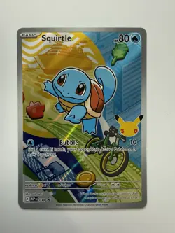 First Partner Illustration Squirtle Promo Full Art Holo 039 Pokemon TCG - Image 1