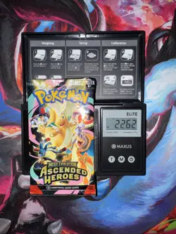 HEAVY! 22.62g Ascended Heroes Pokemon TCG Booster Pack (SEALED) - Image 1