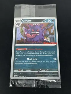 Pokemon TCG Gengar 050/088 Promo GameStop Stamped - Factory Sealed - Image 1