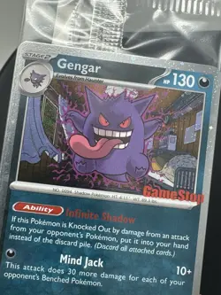 Pokemon TCG Gengar 050/088 Promo GameStop Stamped - Factory Sealed - Image 2